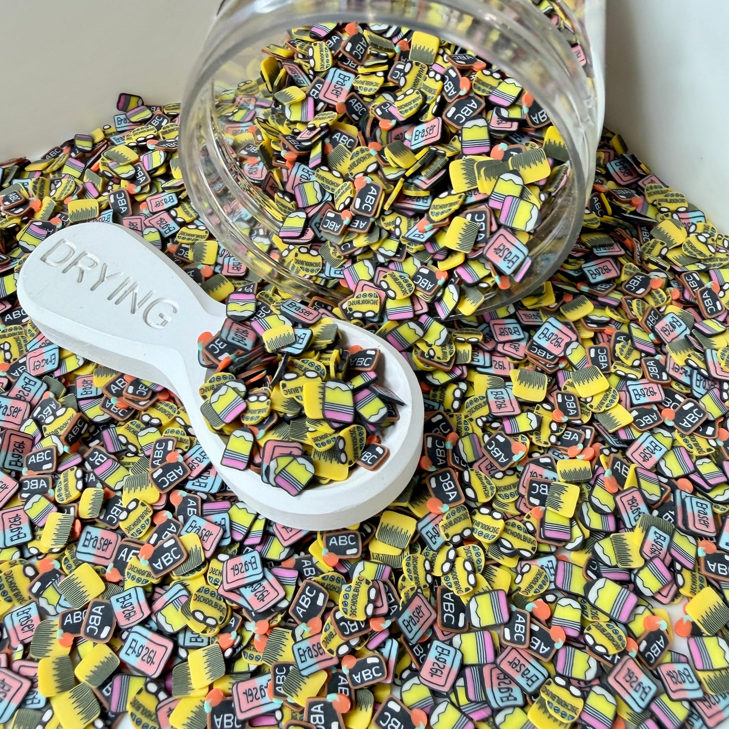 School Themed Polymer Clay Sprinkle Mix (NOT EDIBLE) D51-20