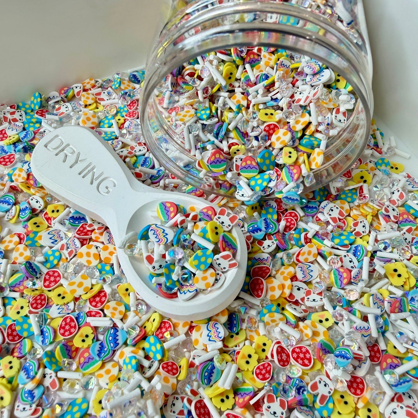 Easter Party Polymer Clay Sprinkle Mix (NOT EDIBLE) D51-16