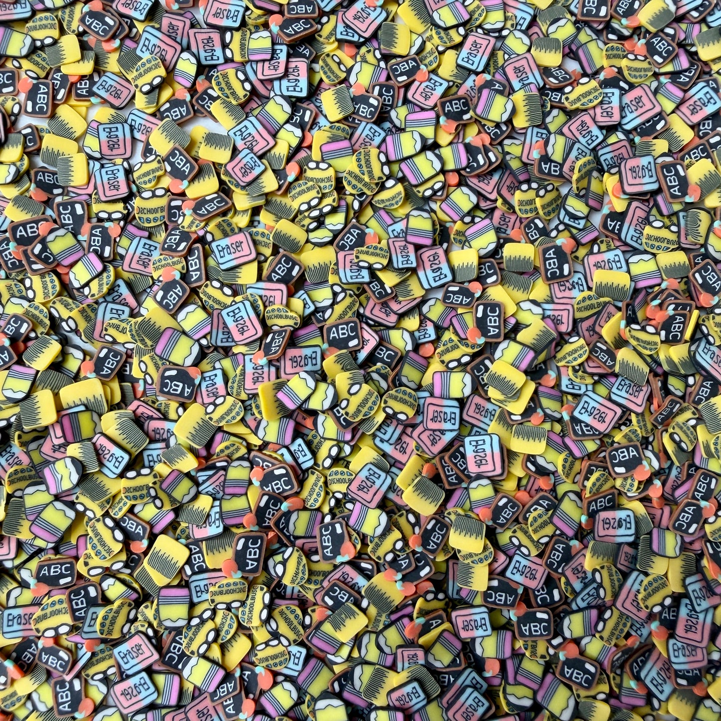 School Themed Polymer Clay Sprinkle Mix (NOT EDIBLE) D51-20
