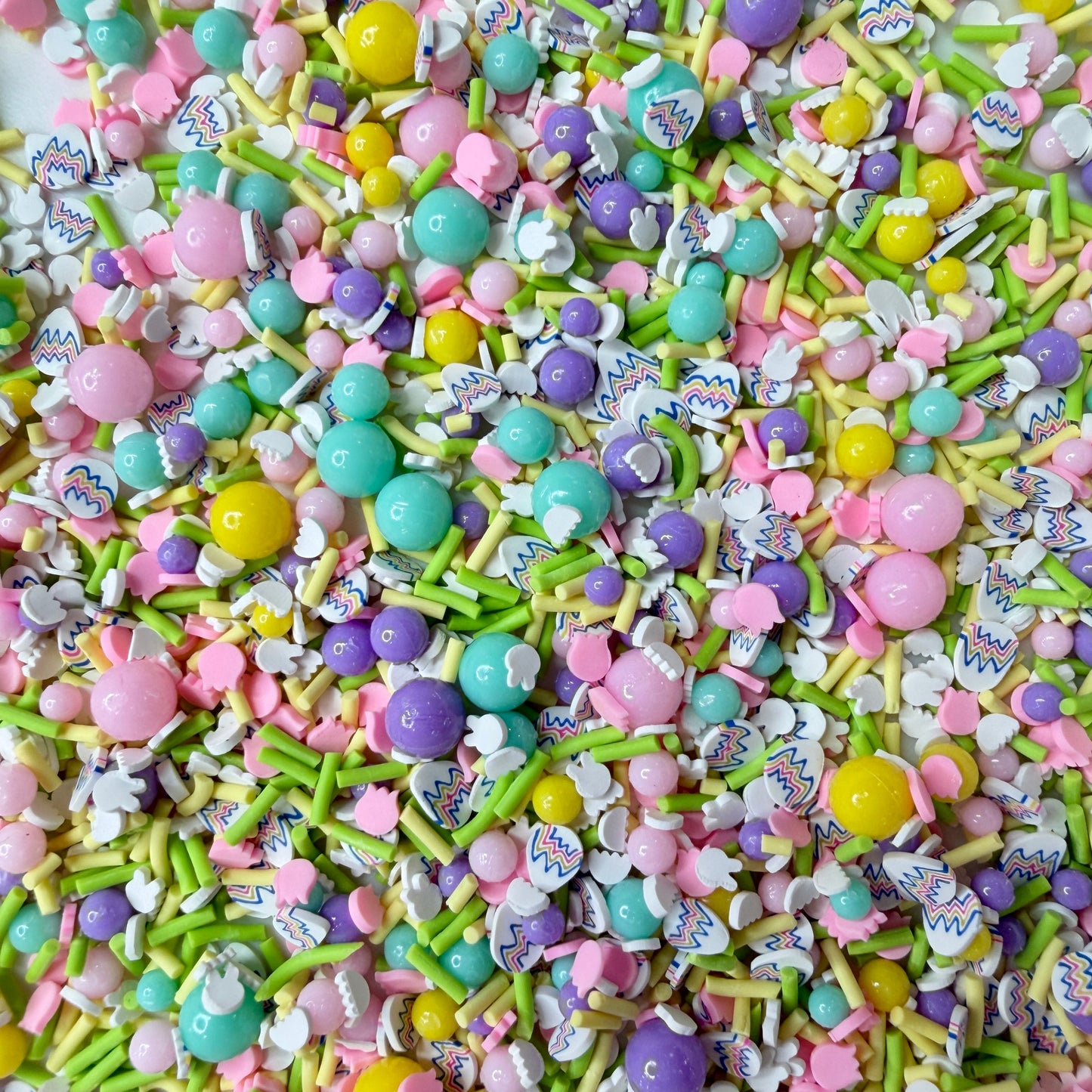 Easter Picnic Polymer Clay Sprinkle Mix (NOT EDIBLE) D51-18