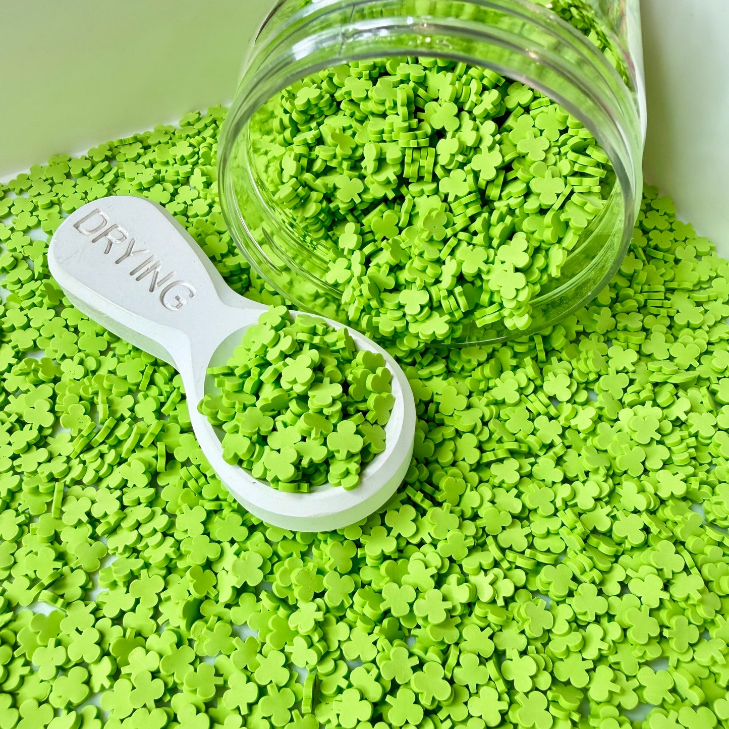 5MM 3 Leaf Clover Polymer Clay Sprinkle (NOT EDIBLE) D51-13