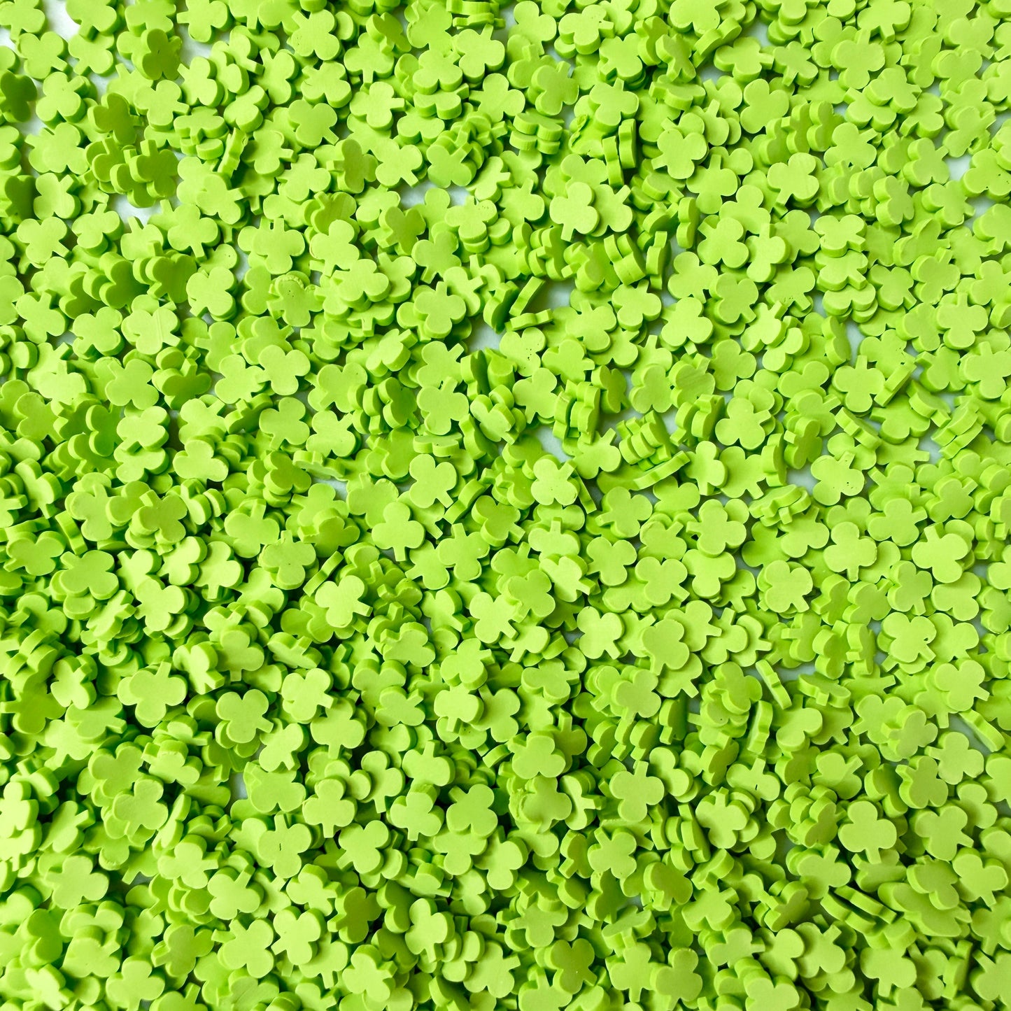 5MM 3 Leaf Clover Polymer Clay Sprinkle (NOT EDIBLE) D51-13