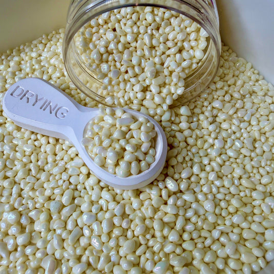 2MM-4MM Pearly Light Yellow Pebble (NOT EDIBLE) D49-02