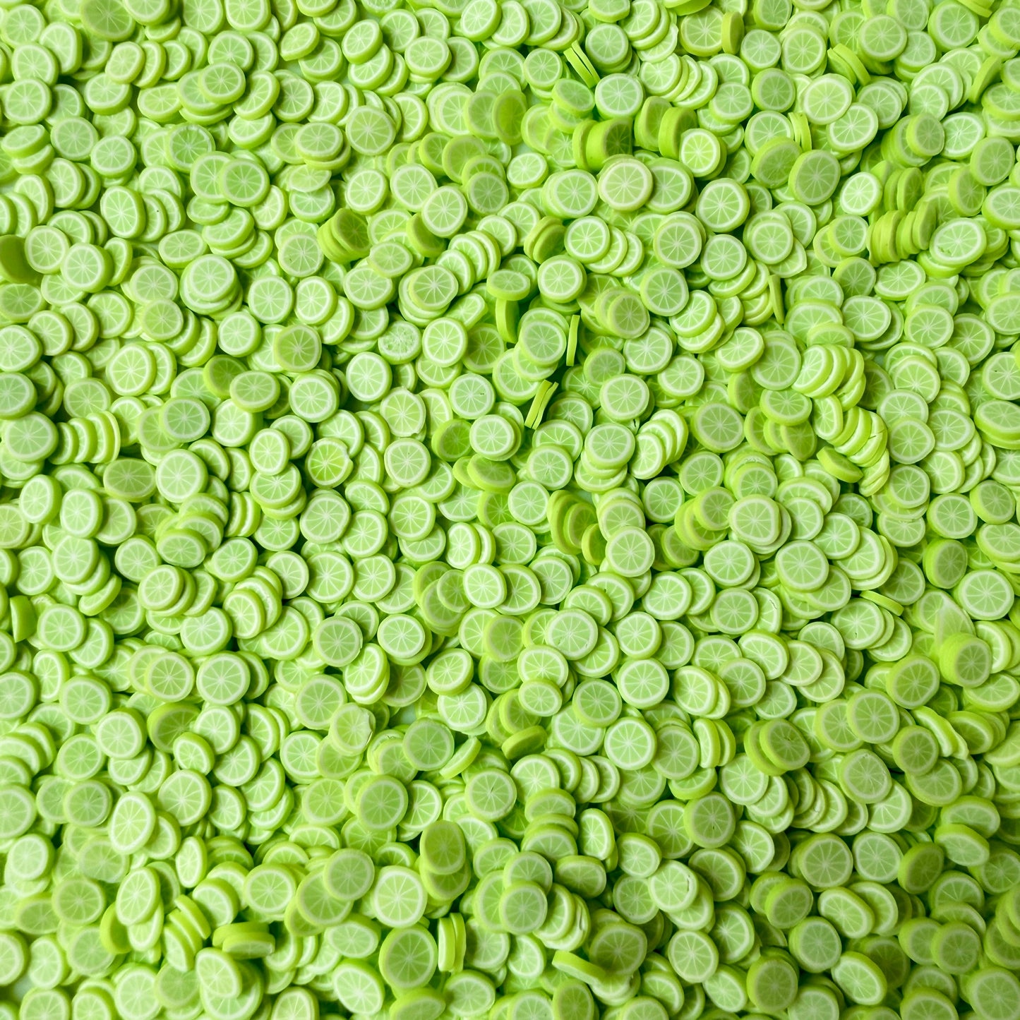 5MM Light Green Limes Polymer Clay Sprinkle (NOT EDIBLE) D52-24