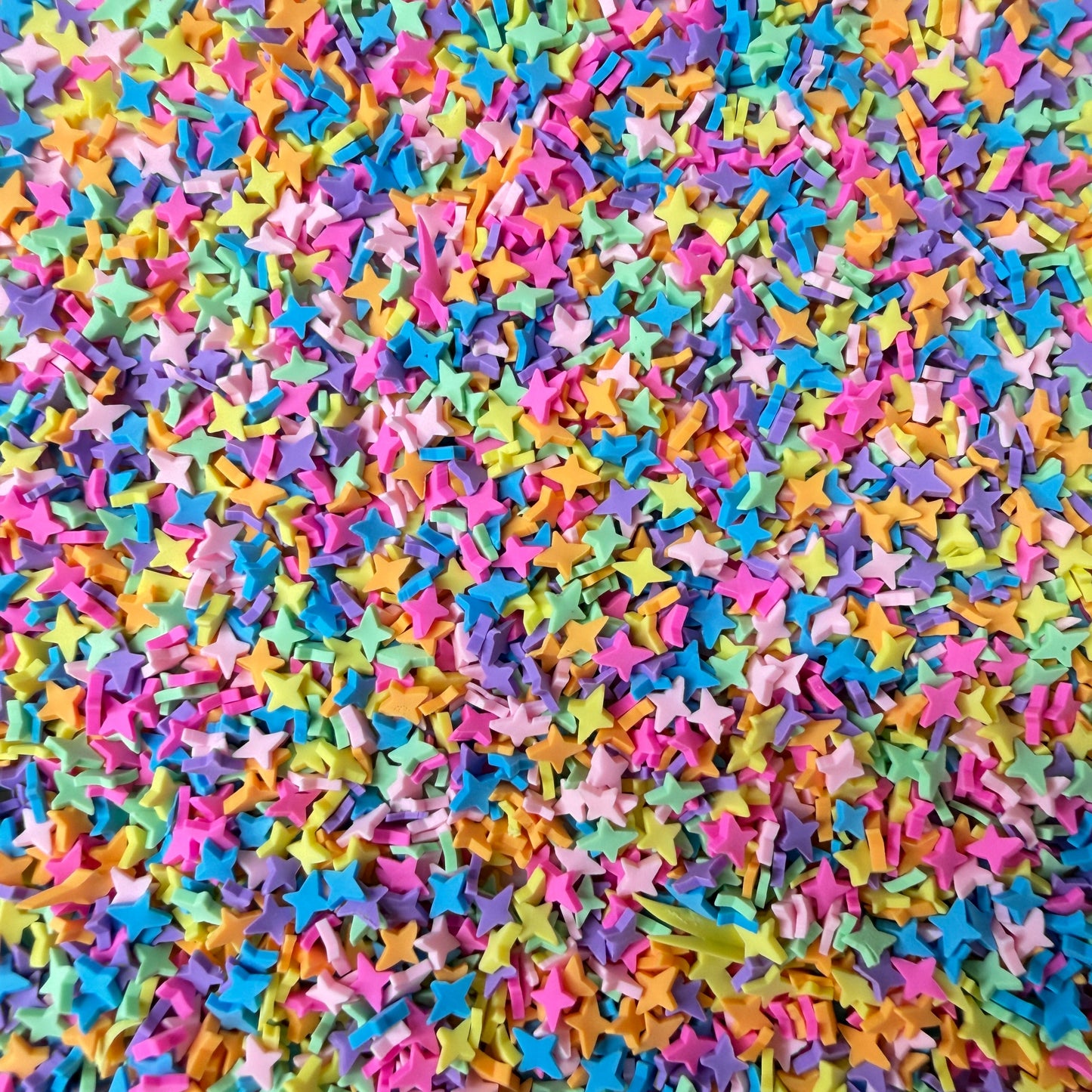 Mixed Color Star Sparkle Polymer Clay Sprinkle Mix (NOT EDIBLE) D51-22