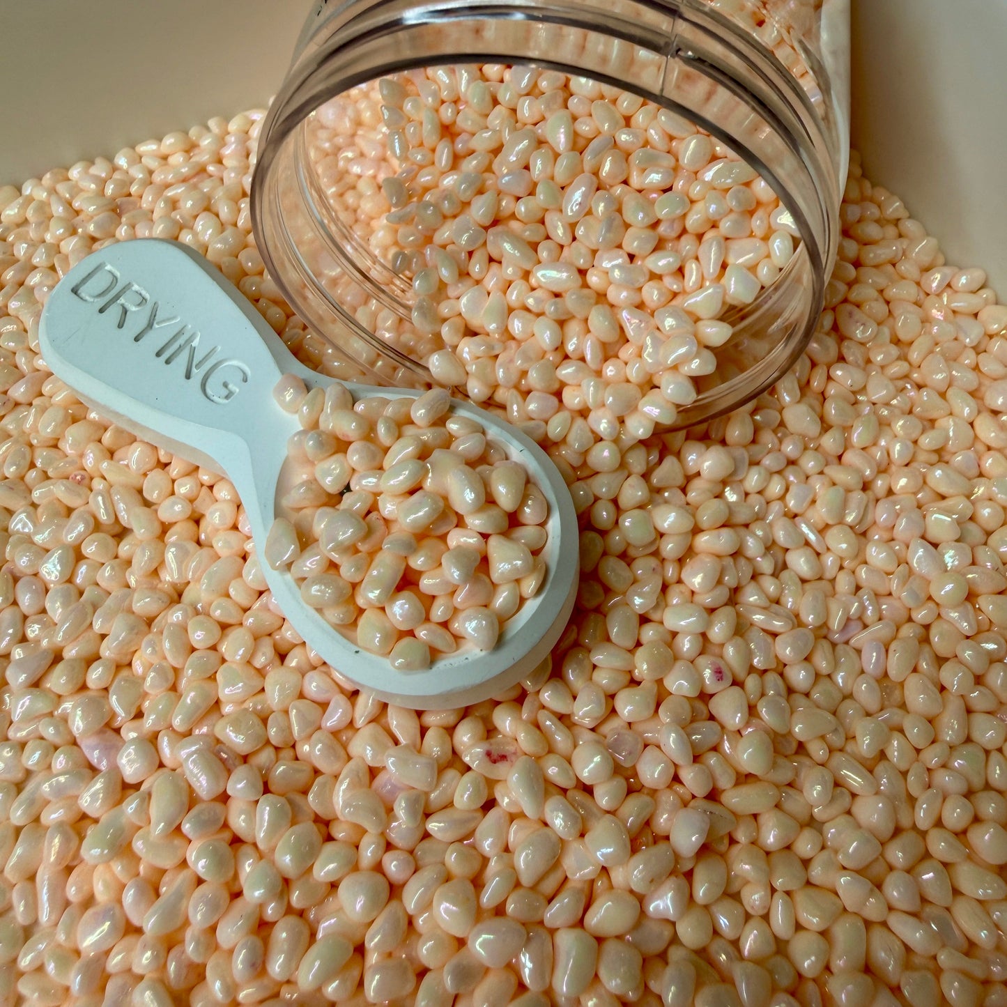 2MM-4MM Pearly Light Orange Pebble (NOT EDIBLE) D49-01