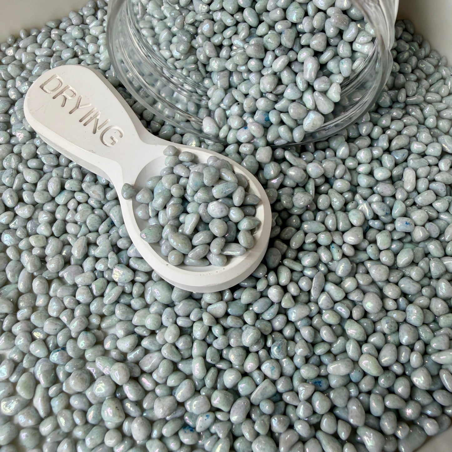 2MM-4MM Pearly Gray Pebble (NOT EDIBLE) D49-11