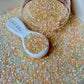 2MM-4MM Clear AB Orange Pebble Mix (NOT EDIBLE) D49-13