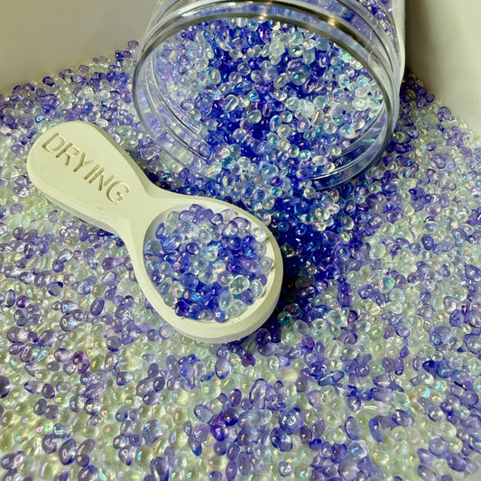 2MM-4MM Clear AB Purple Pebble Mix (NOT EDIBLE) D49-19