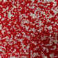 2MM-4MM Clear AB Red Pebble Mix (NOT EDIBLE) D49-12