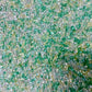 2MM-4MM Clear AB Dark Green Pebble Mix (NOT EDIBLE) D49-15