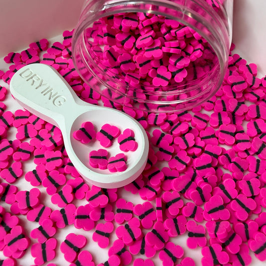 10MM Dark Pink Butterfly Polymer Clay Sprinkle (NOT EDIBLE) D52-17