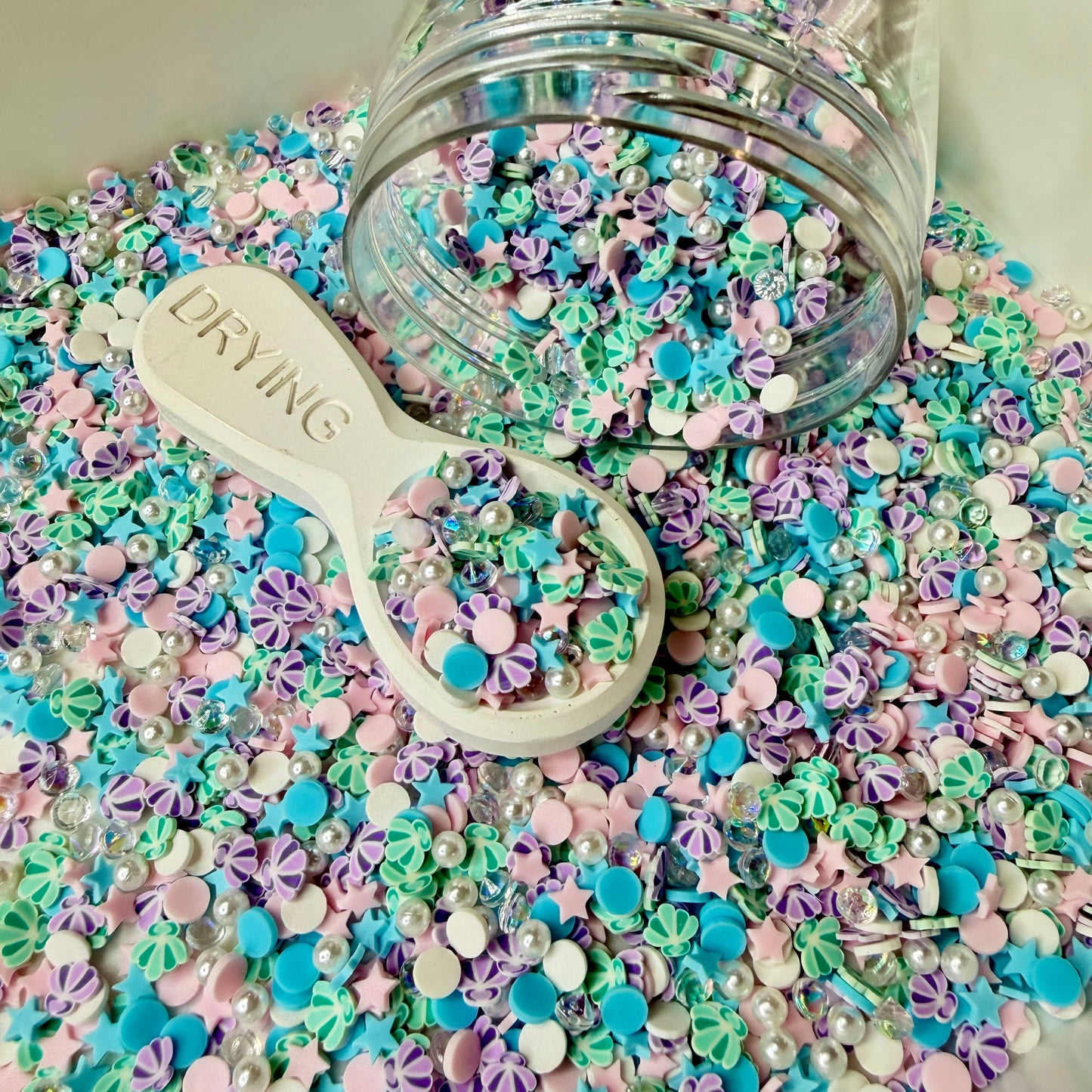 Seashell Party Polymer Clay Sprinkle Mix (NOT EDIBLE) D52-03