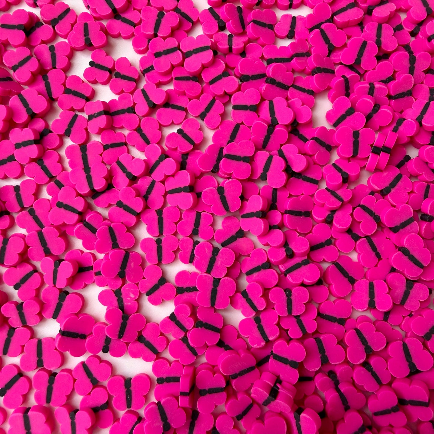 10MM Dark Pink Butterfly Polymer Clay Sprinkle (NOT EDIBLE) D52-17