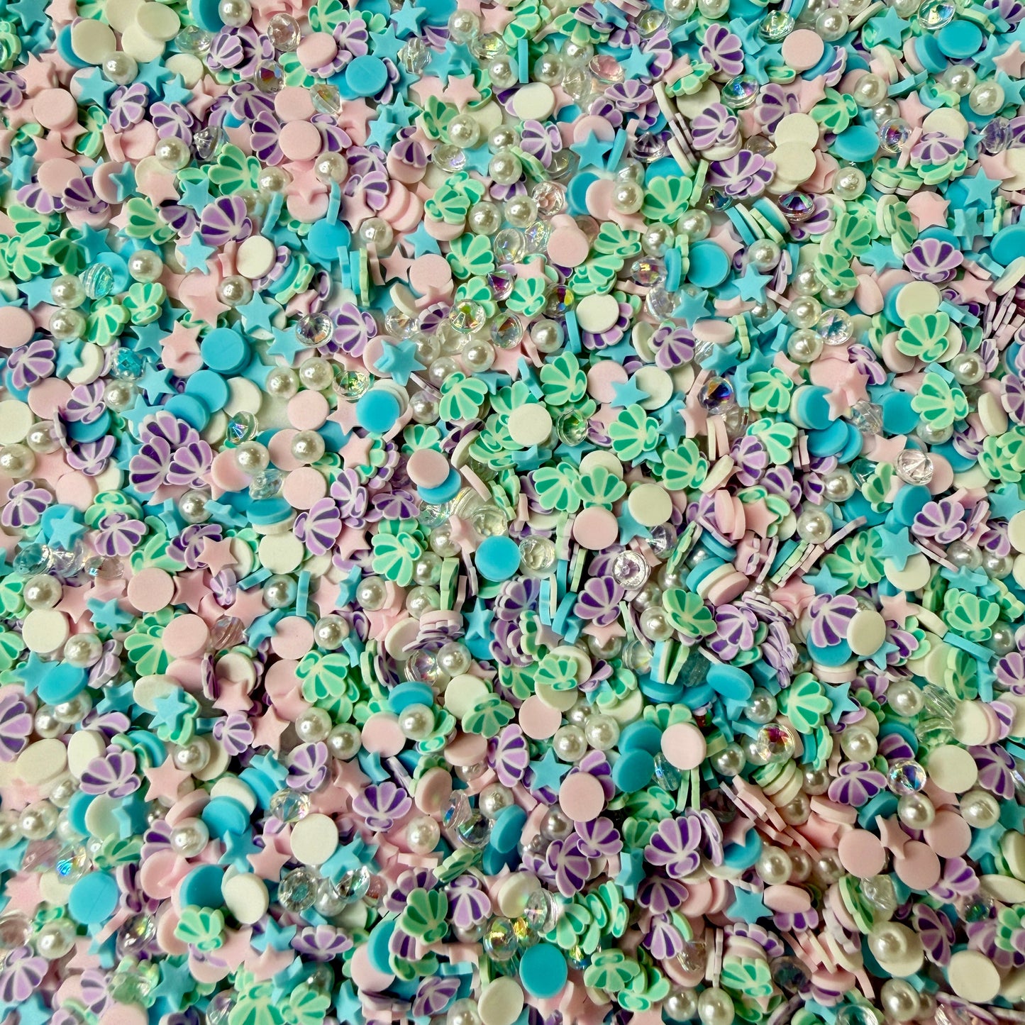 Seashell Party Polymer Clay Sprinkle Mix (NOT EDIBLE) D52-03