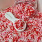 Strawberry Slices Polymer Clay Sprinkle Mix (NOT EDIBLE) D52-01