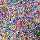 Purple Flower Field Polymer Clay Sprinkle Mix (NOT EDIBLE) D52-04