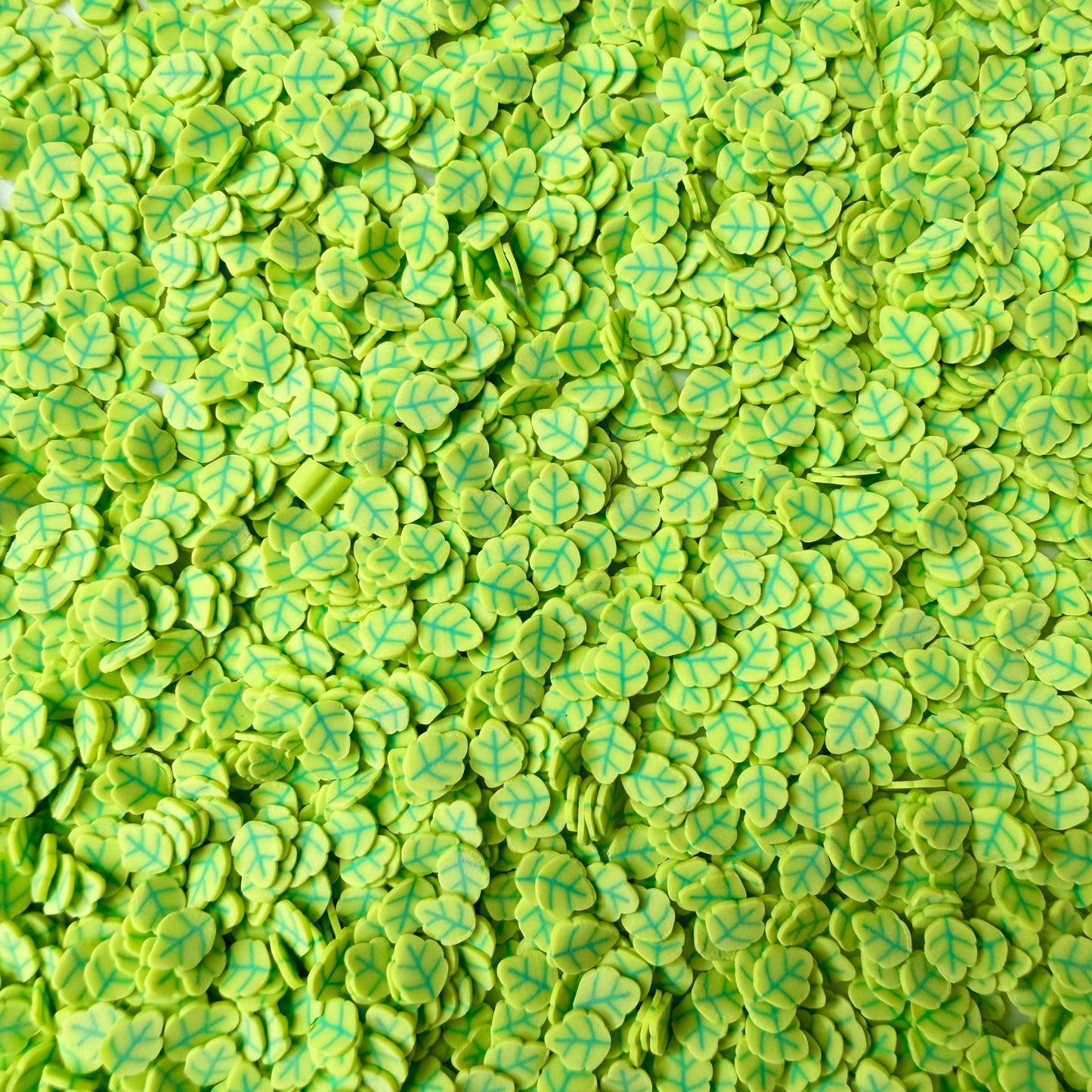 5MM Green Leaf V2 Polymer Clay Sprinkle Pieces (NOT EDIBLE) D53-16