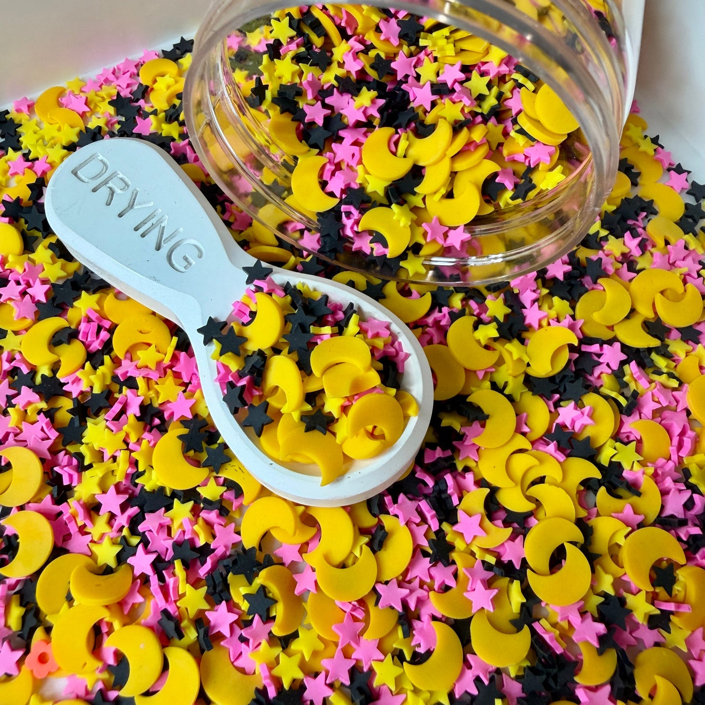 Pink Starry Night Polymer Clay Sprinkle Mix (NOT EDIBLE) D53-34