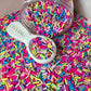 Long Mixed Color Polymer Clay Sprinkle Piece Mix (NOT EDIBLE) D53-31