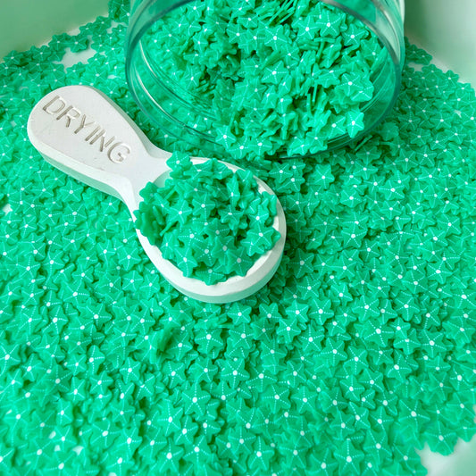 5MM Turquoise Starfish Polymer Clay Sprinkle Piece (NOT EDIBLE) D53-21