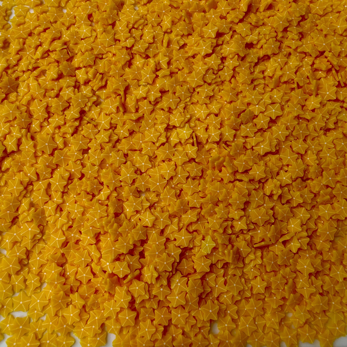 5MM Orange Starfish Polymer Clay Sprinkle Piece (NOT EDIBLE) D53-19