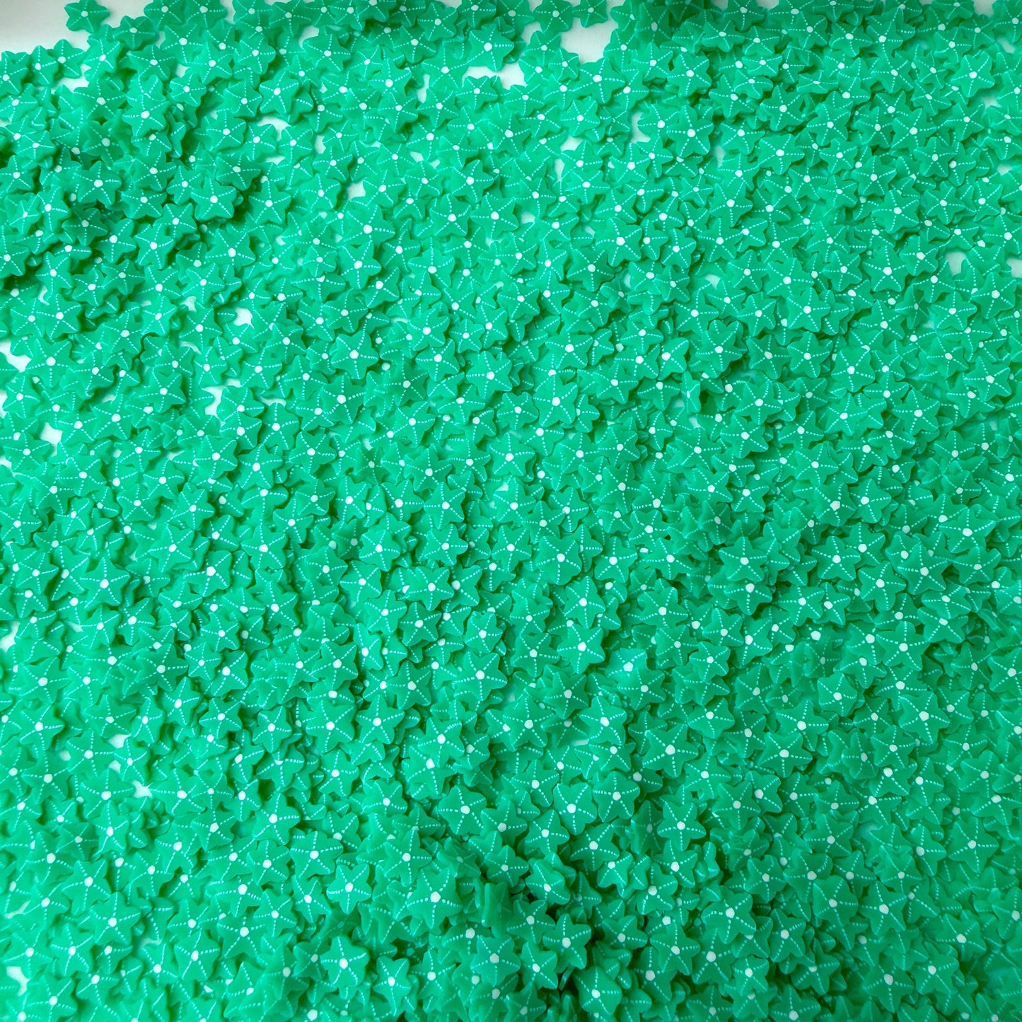5MM Turquoise Starfish Polymer Clay Sprinkle Piece (NOT EDIBLE) D53-21