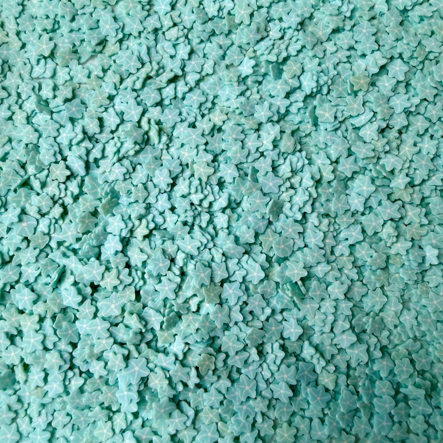 5MM Mint Starfish Polymer Clay Sprinkle Piece (NOT EDIBLE) D53-22