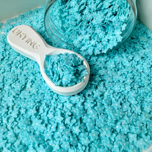 5MM Light Blue Starfish Polymer Clay Sprinkle Piece (NOT EDIBLE) D53-24
