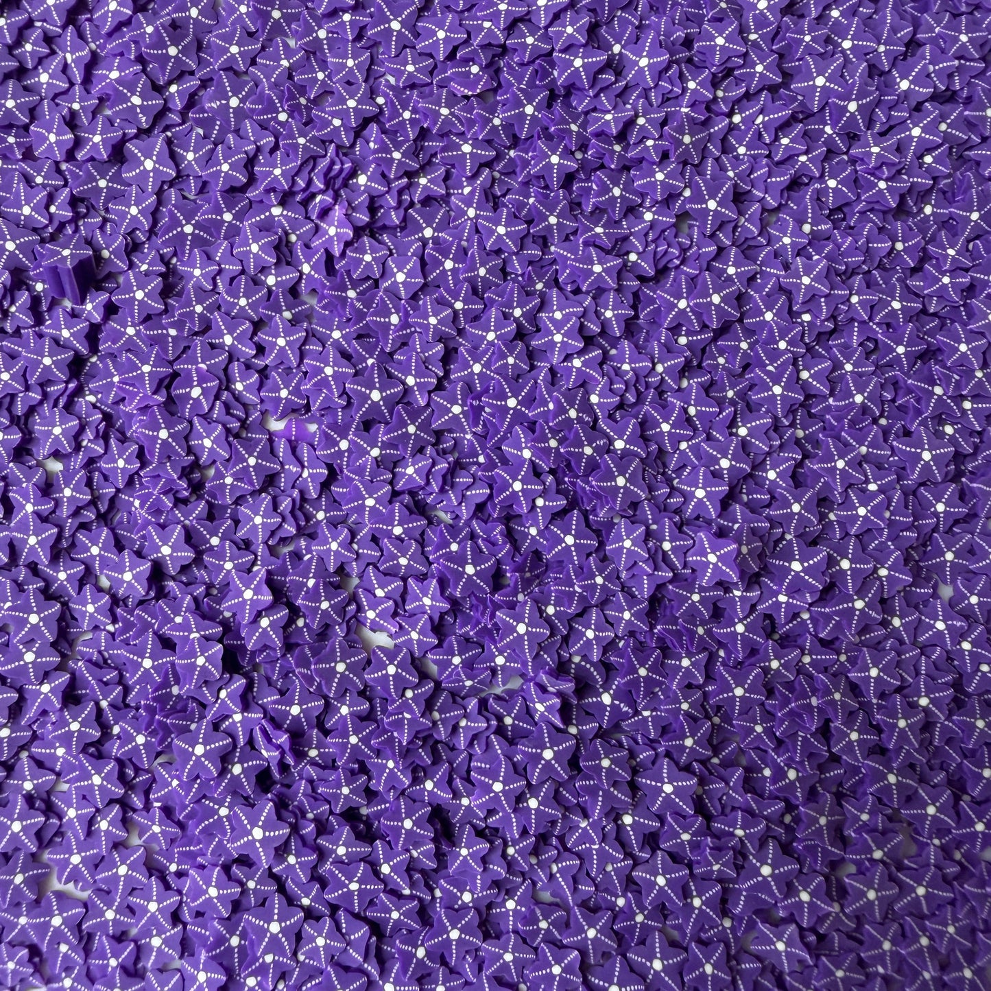 5MM Purple Starfish Polymer Clay Sprinkle Piece (NOT EDIBLE) D53-25