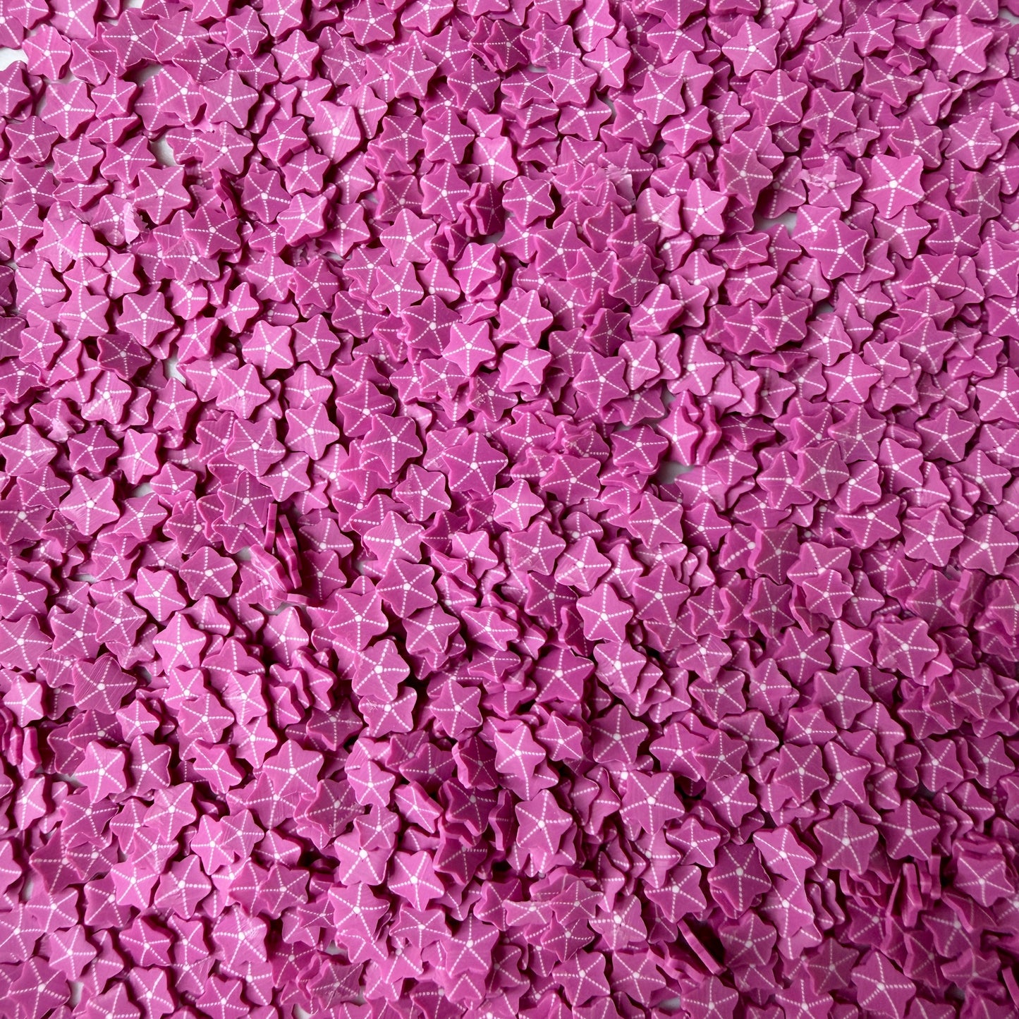5MM Fuchsia Starfish Polymer Clay Sprinkle Piece (NOT EDIBLE) D53-26