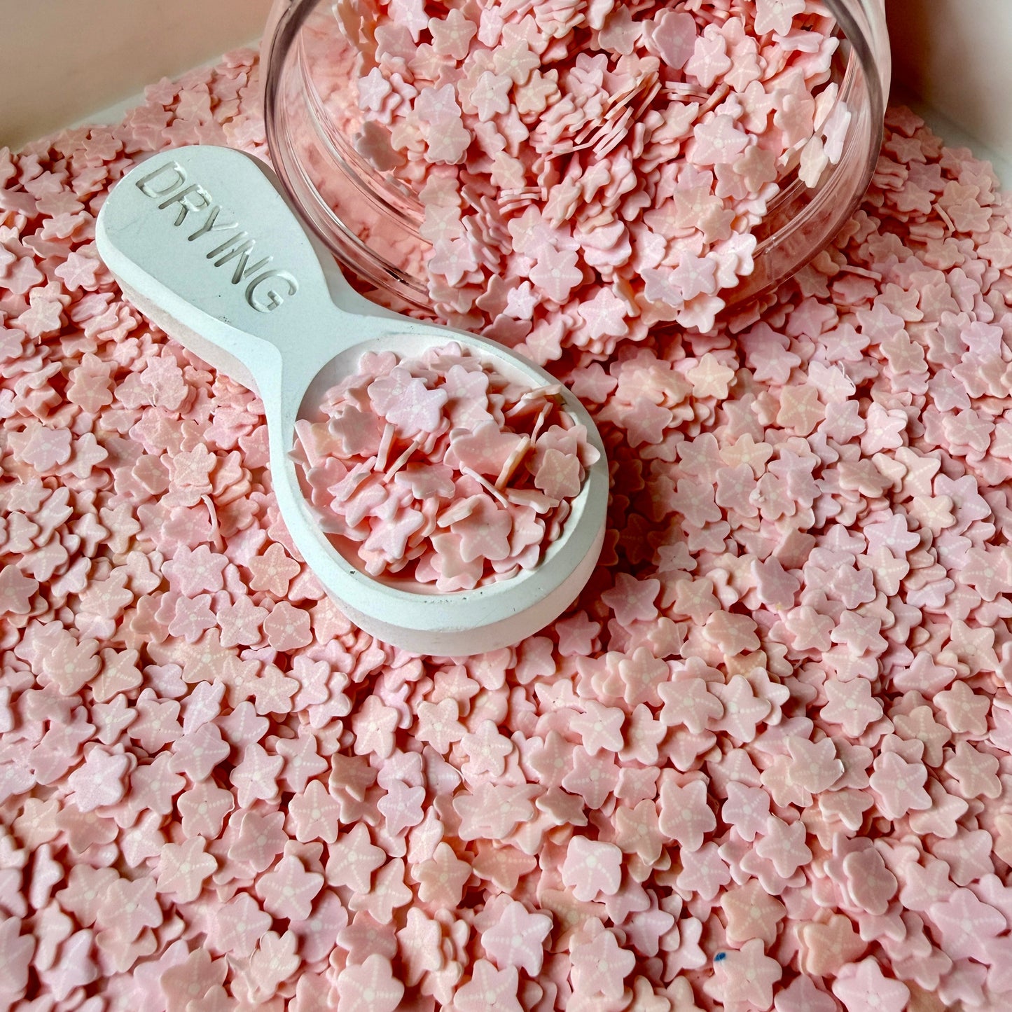 5MM Light Pink Starfish Polymer Clay Sprinkle Piece (NOT EDIBLE) D53-28