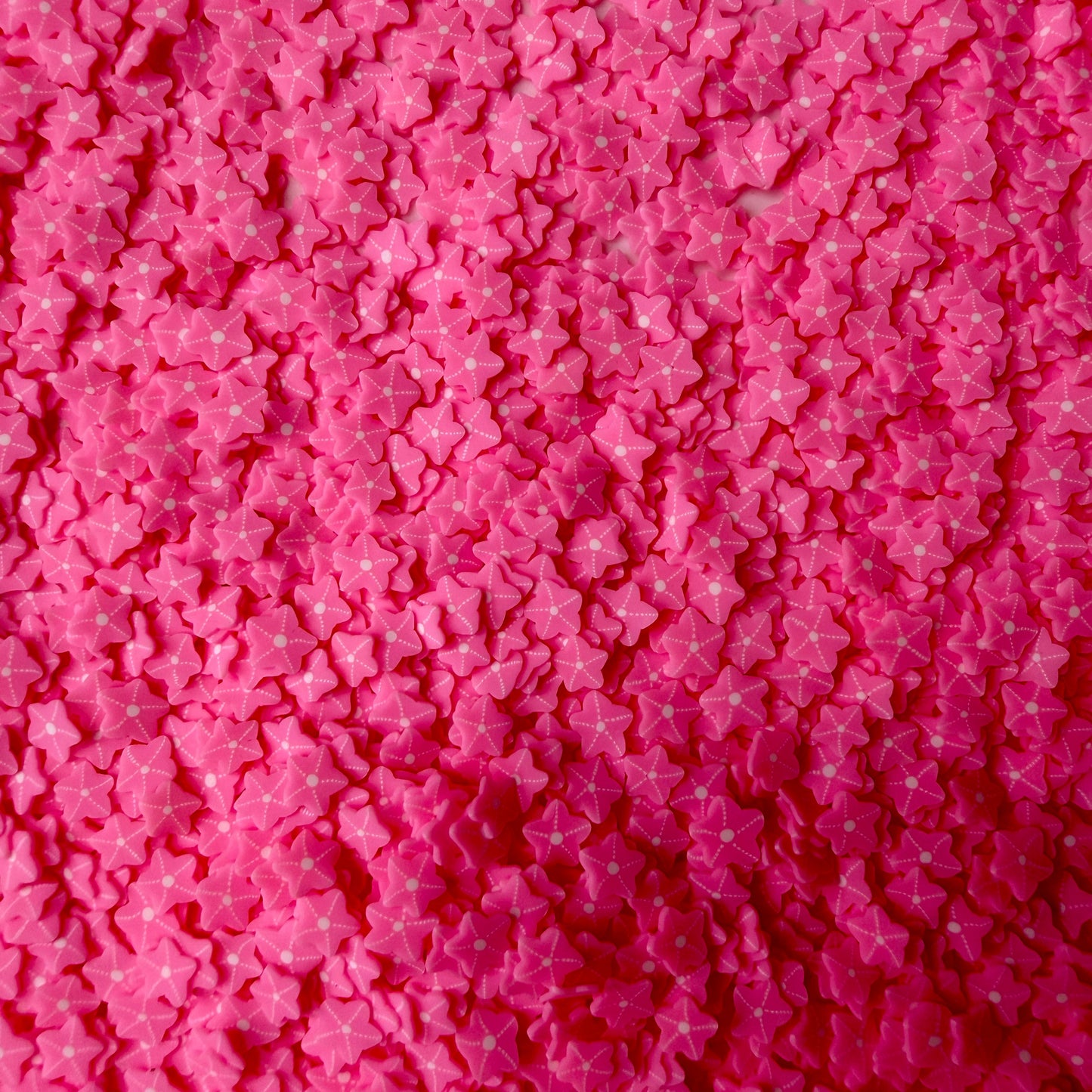 5MM Pink Starfish Polymer Clay Sprinkle Piece (NOT EDIBLE) D53-27
