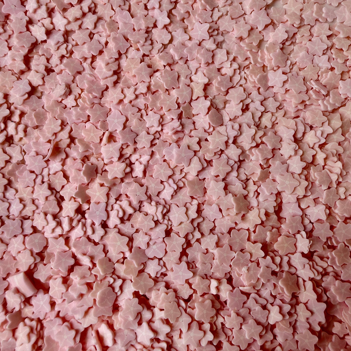 5MM Light Pink Starfish Polymer Clay Sprinkle Piece (NOT EDIBLE) D53-28