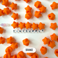 Chunky 14MM Pastel Macaron Puffy Candy Star Acrylic Spacer Beads
