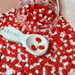 10MM Red Mushroom Polymer Clay Sprinkle (NOT EDIBLE) D52-10