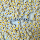 10MM White Flower Themed Polymer Clay Beads