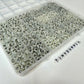 Glow-in-Dark Round Acrylic Black Letter Bead Set (1200 Beads + Elastic String)