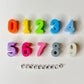 Chunky Plated 0-9 Individual Number Beads