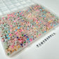 Glow-in-Dark Round Acrylic Mix Color Letter Bead Set (1200 Beads+Elastic String)