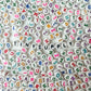 Letter A-Z Alphabet Beads, White beads with Multi Colored Letters (7MM)