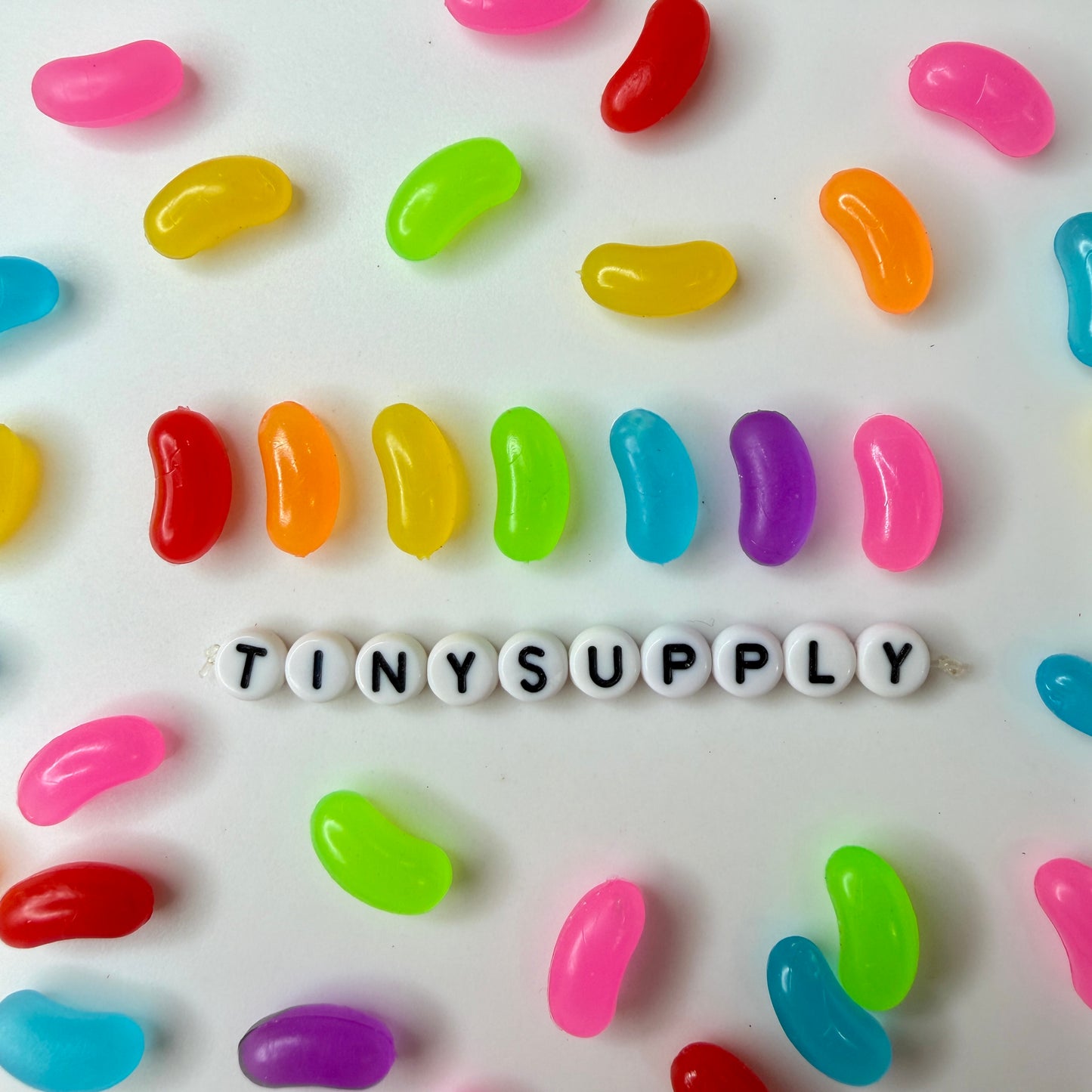 FAKE Medium/Large Jelly Bean, Candy Themed Cabochons (No Eyepins)