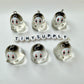Resin Ancient Skull and Ghost, Halloween Themed Resin Charms