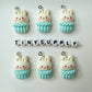 Bunny Themed Food Charms (Donuts, Ice Cream, Cupcake, Bread)