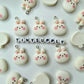 Bunny Themed Food Charms (Donuts, Ice Cream, Cupcake, Bread)