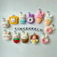 Bunny Themed Food Charms (Donuts, Ice Cream, Cupcake, Bread)