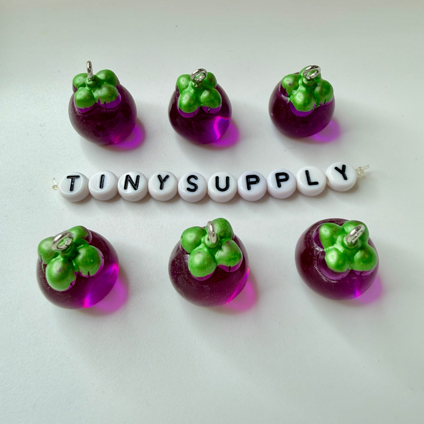 Acrylic Fruit Themed Charm Pendant