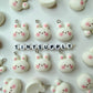 Bunny Themed Food Charms (Donuts, Ice Cream, Cupcake, Bread)