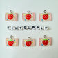 13MM x 20MM Transparent Matte Carrot, Strawberry, Bunny Wrapped Candy Charm