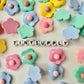 20MM Colorful Flower Themed Cartoon Character Flatback Cabochons